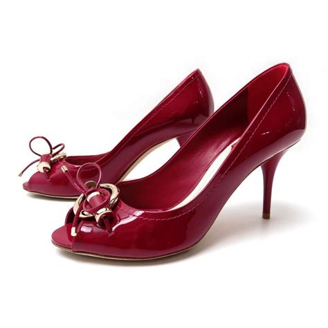 Chaussure bordeaux CHRISTIAN DIOR pour Femme .